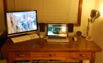 My computer desk setup back in U.S.
